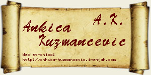 Ankica Kuzmančević vizit kartica